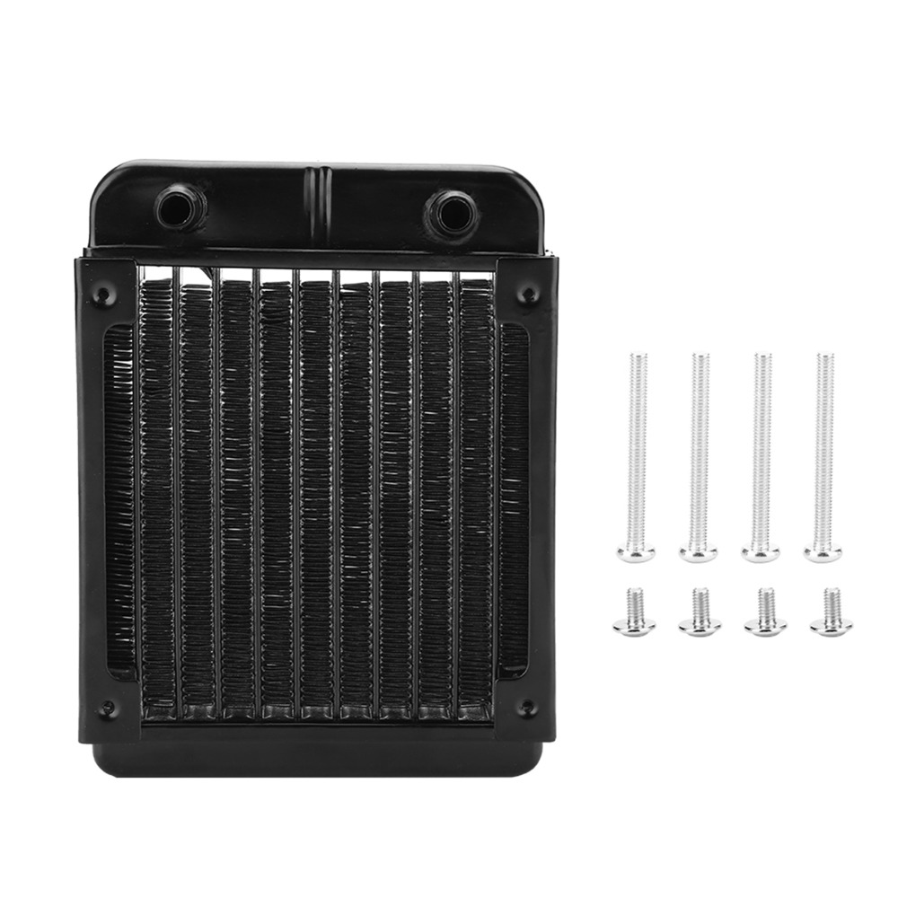 Pc Water Cooling - 120mm 수랭식 라디에이터, 10개의 튜브를 갖춘