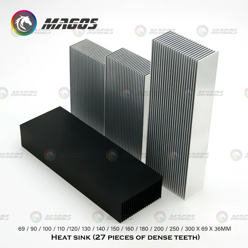 전자 라디에이터 알루미늄 밀도가 높은 히트싱크 압출 히 - Pc Water Cooling 리뷰 및 가격