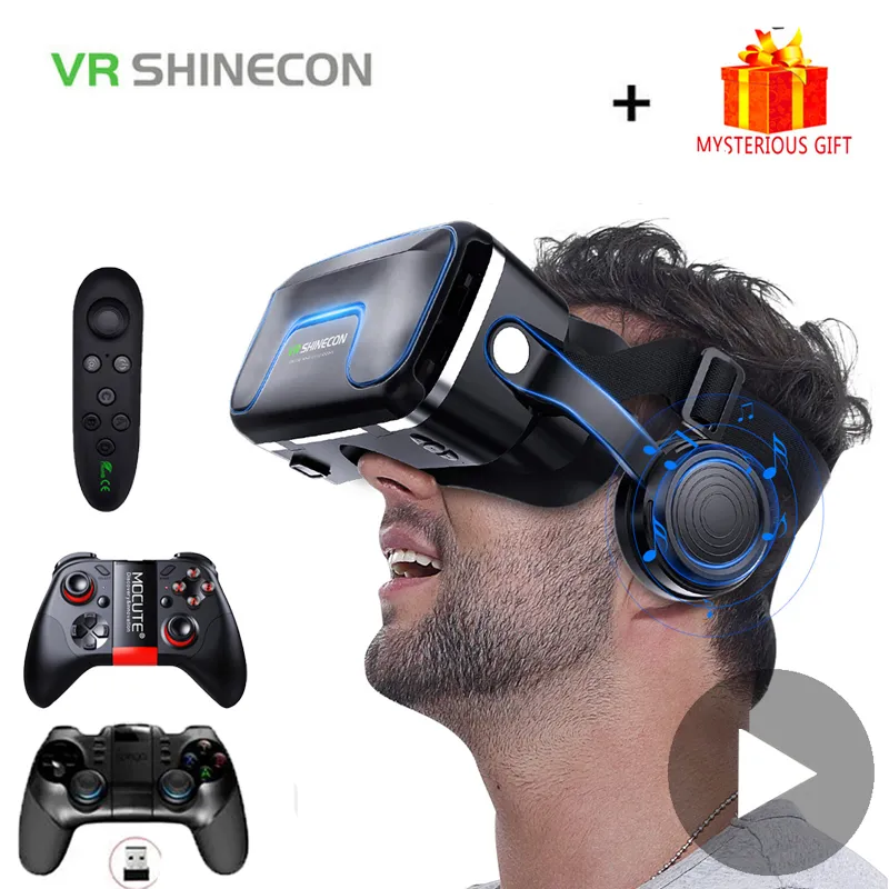 VR Shinecon 10.0 헬멧 3D 안경 스마트  - Vr Headset Pc 리뷰 및 가격