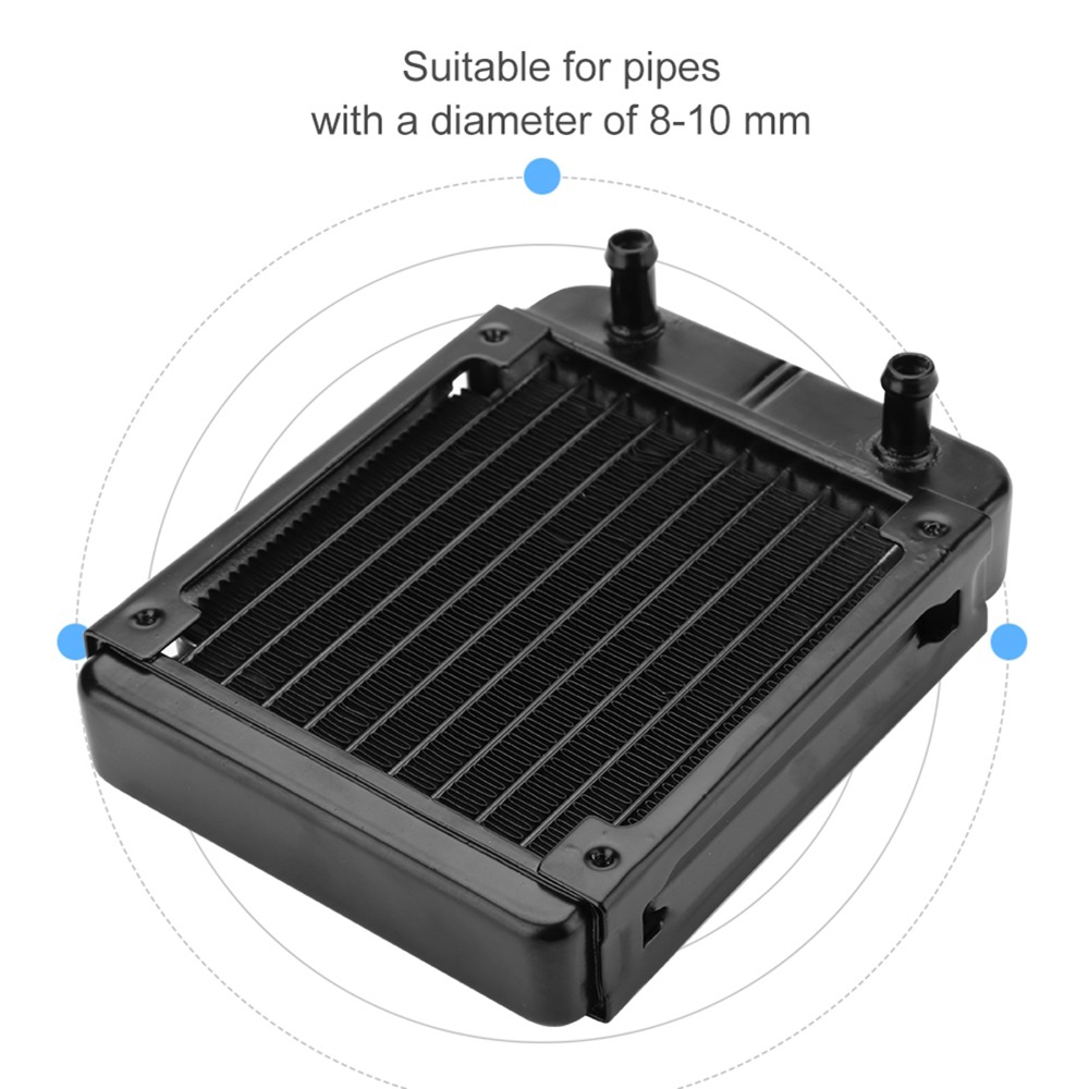 120mm 수랭식 라디에이터, 10개의 튜브를 갖춘 고 - Pc Water Cooling 리뷰 및 가격