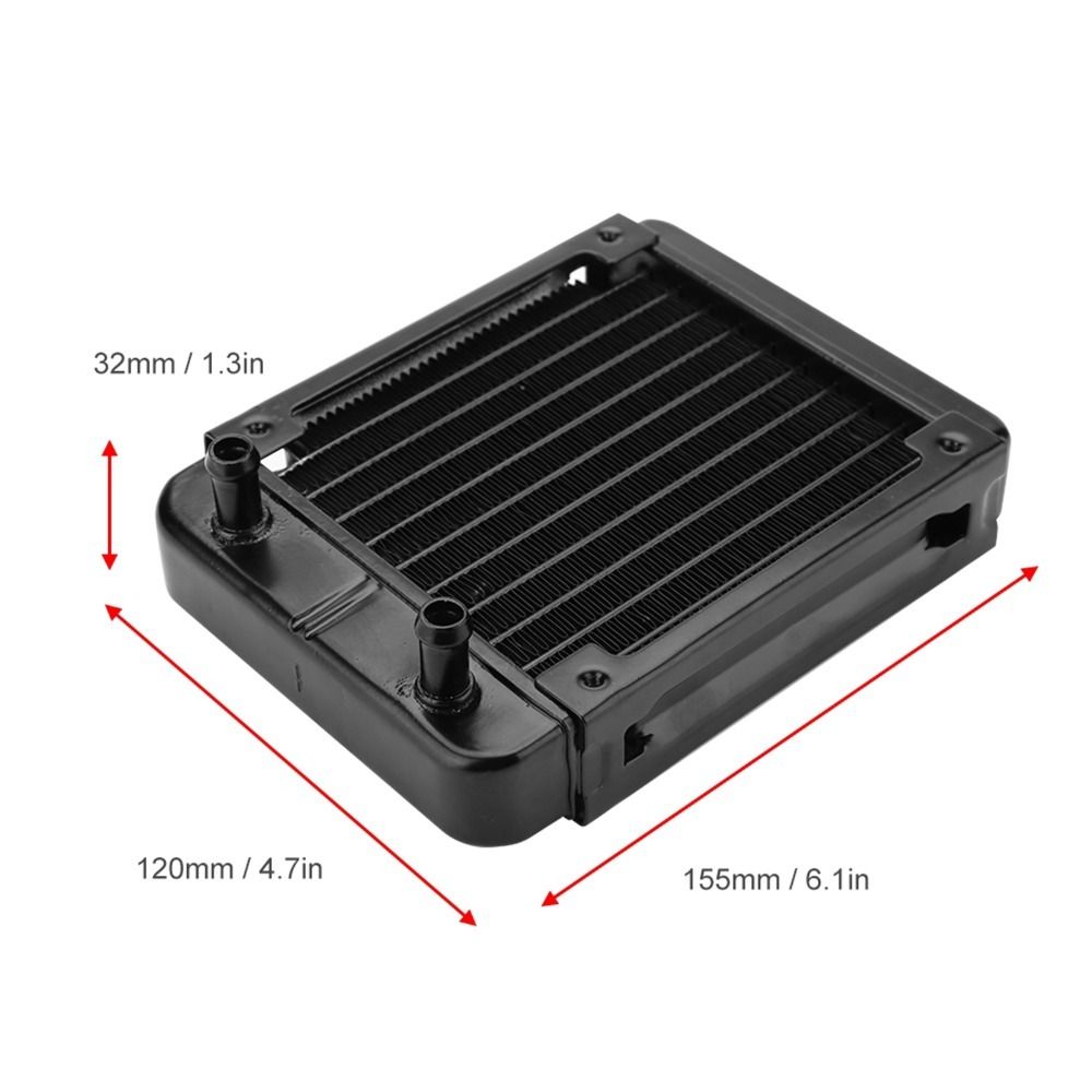 120mm 수랭식 라디에이터, 10개의 튜브를 갖춘 고 - Pc Water Cooling 리뷰 및 가격